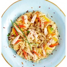 Spaghetti Aglio Olio Chicken