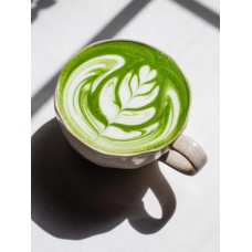 Hot Oatly Matcha